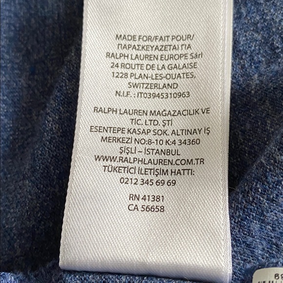 Polo by Ralph Lauren Men's Navy Polo Shirt Size 1XL - Picture 11 of 12